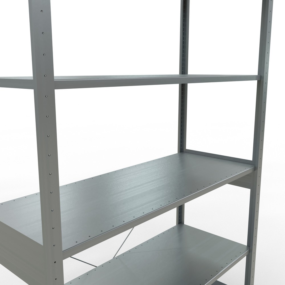 N° de l'image du produit 5 : SCHULTE Rayonnage à tablettes galvanisé, charge par tablette 150 kg, HxlxP 2 500 x 1 360 x 536 mm