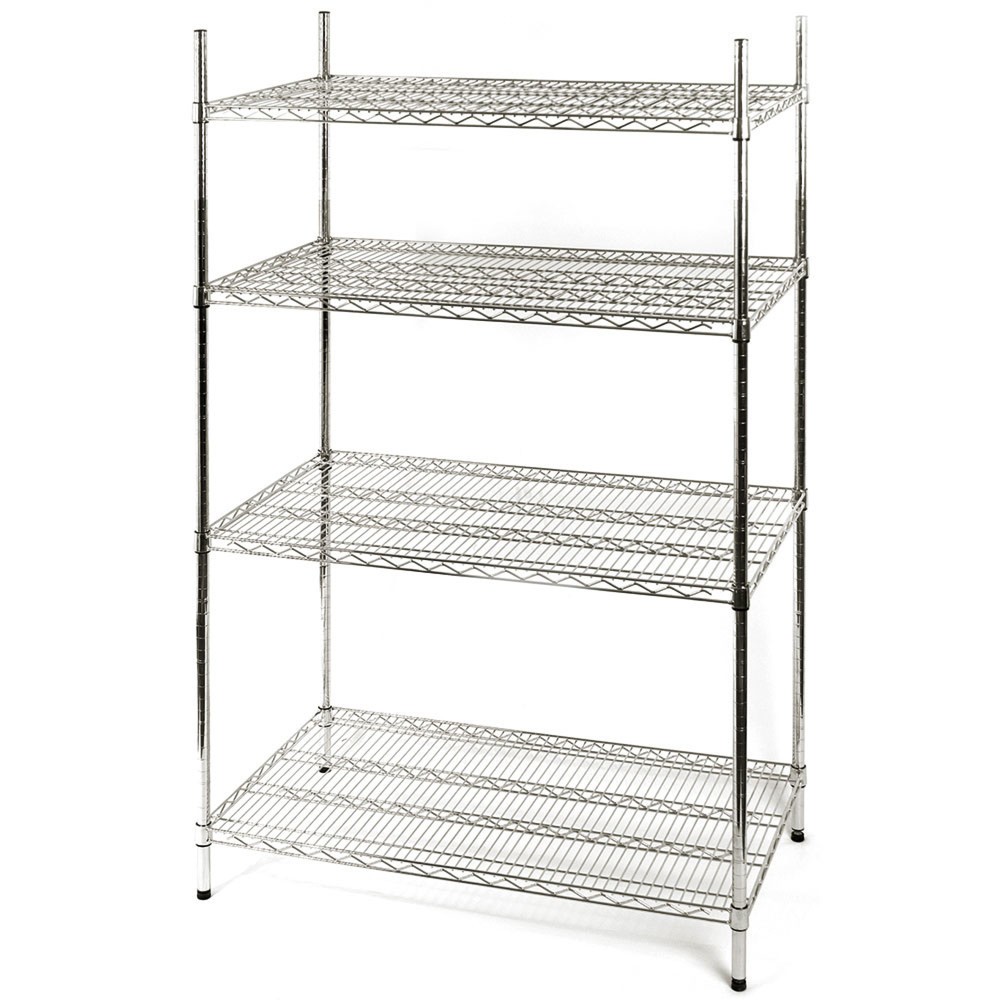 Illustration du produit: Rayonnage de stockage Stalgast en acier chromé 610x455x1800 mm