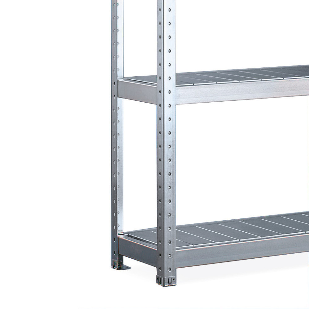 N° de l'image du produit 2 : Rayonnage grande portée META, avec panneaux en acier, capacité de charge 500 kg, H x l x P 1 970 x 2 000 x 400 mm