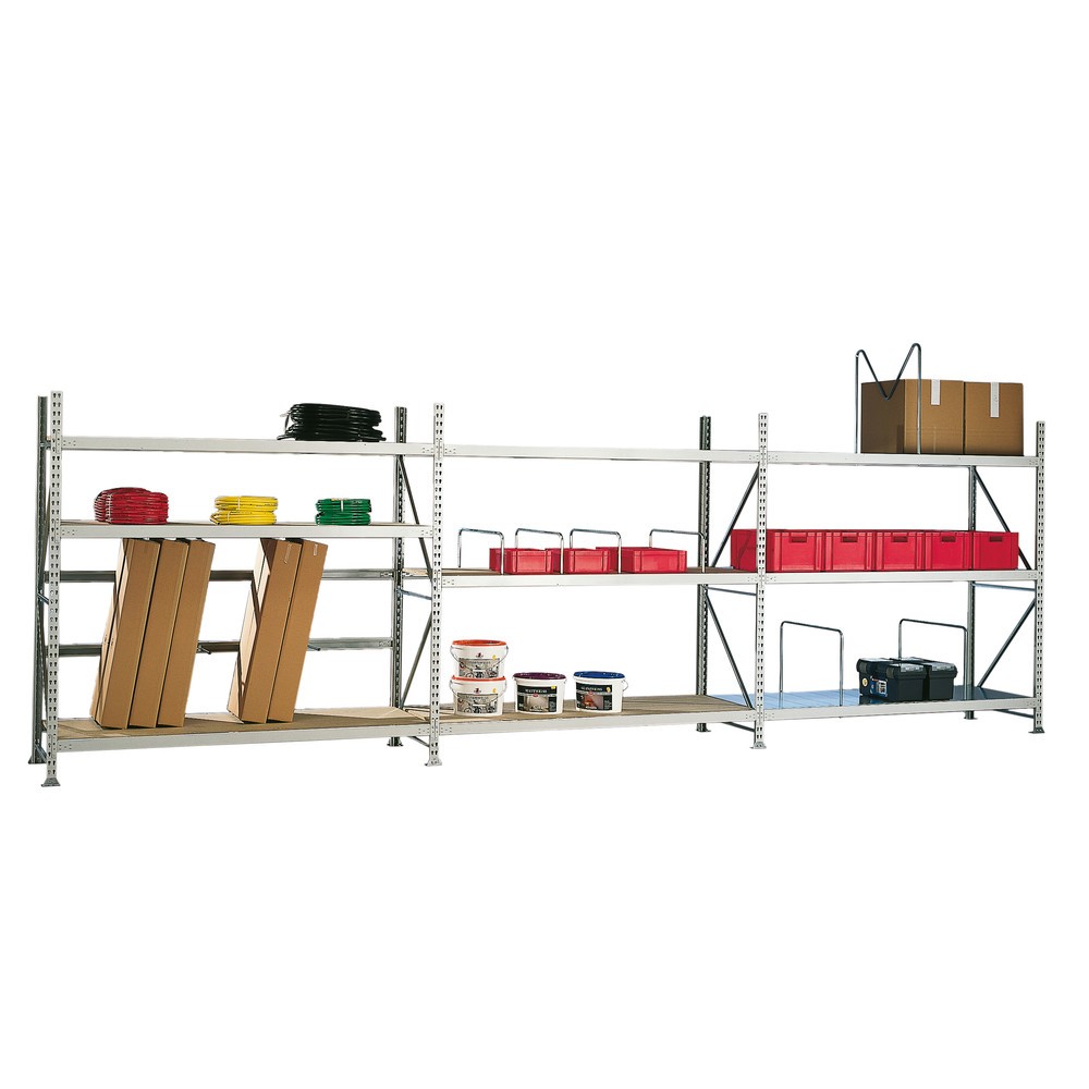 N° de l'image du produit 3 : Rayonnage grande portée META, avec panneaux agglomérés, capacité de charge 600 kg, TA, H x l x P 2 200 x 1 800 x 650 mm