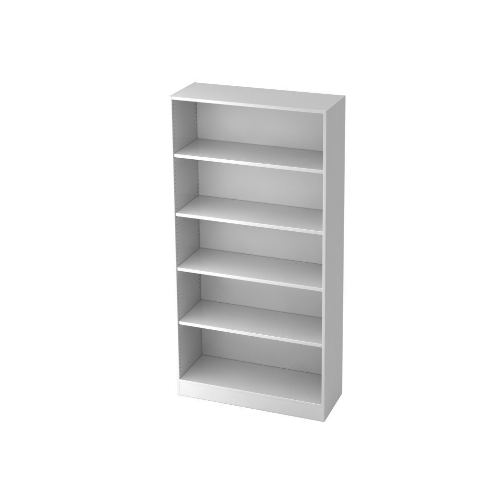Illustration du produit: Rayonnage large Hammerbacher 5OH, socle blanc