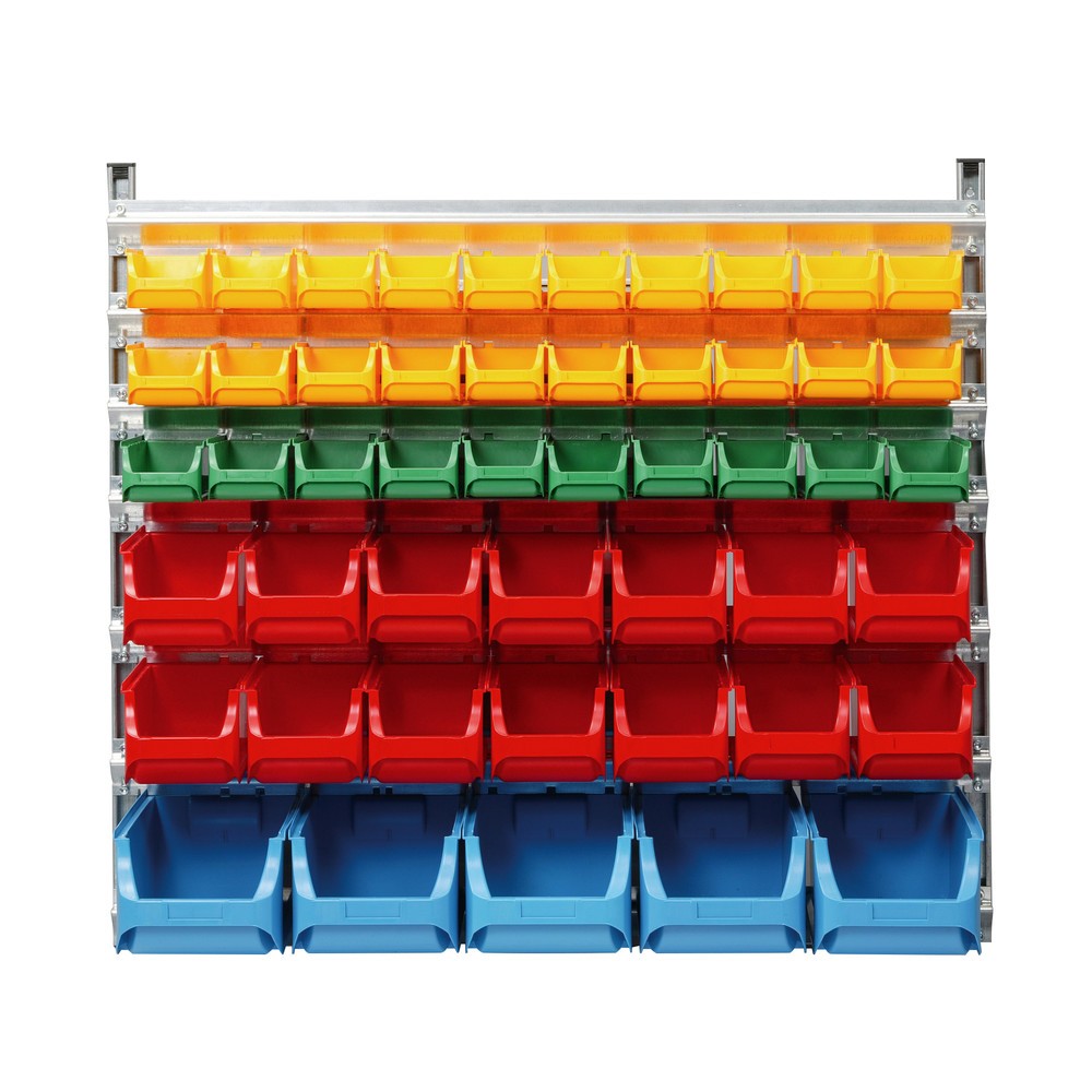 N° de l'image du produit 2 : Rayonnage mural, utilisable d’un côté, HxlxP 1 050 x 1 130 x 370 mm