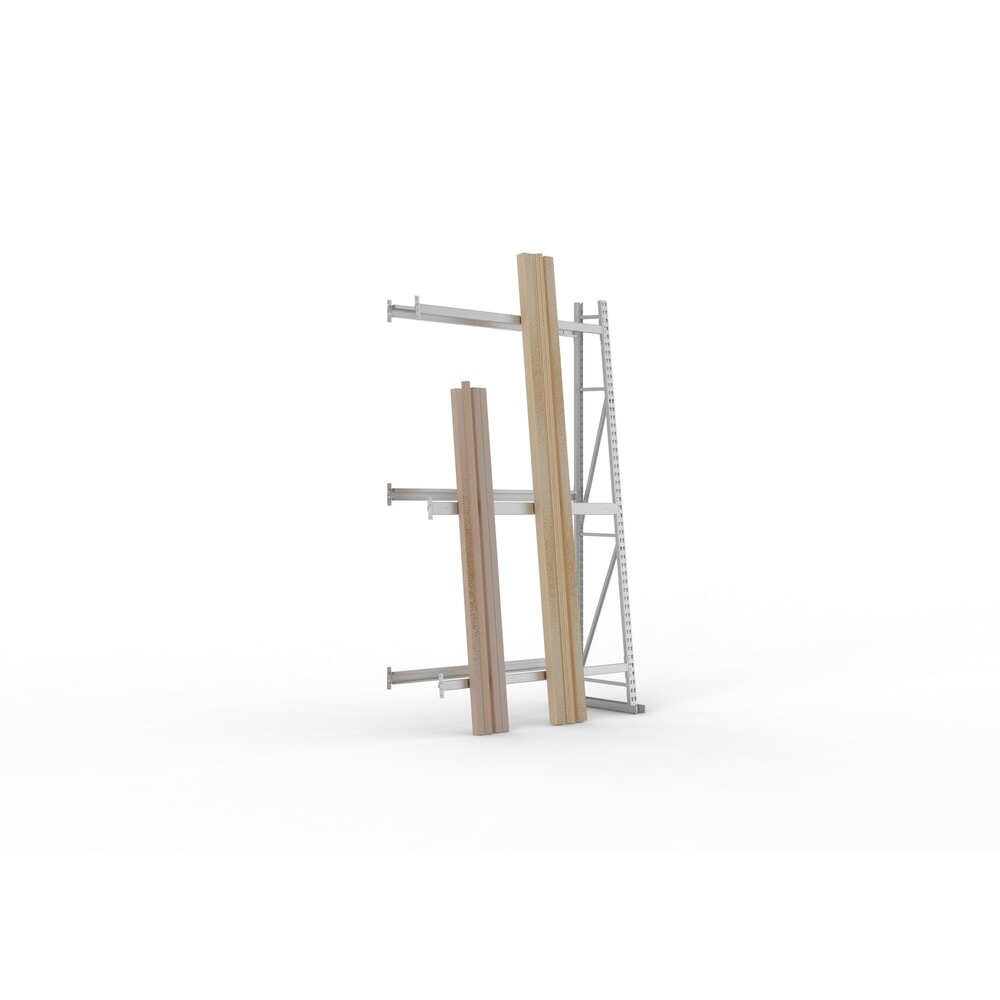Illustration du produit: Rayonnage vertical META, unilatéral, TA, H x l x P 2 500 x 1 400 x 500 mm