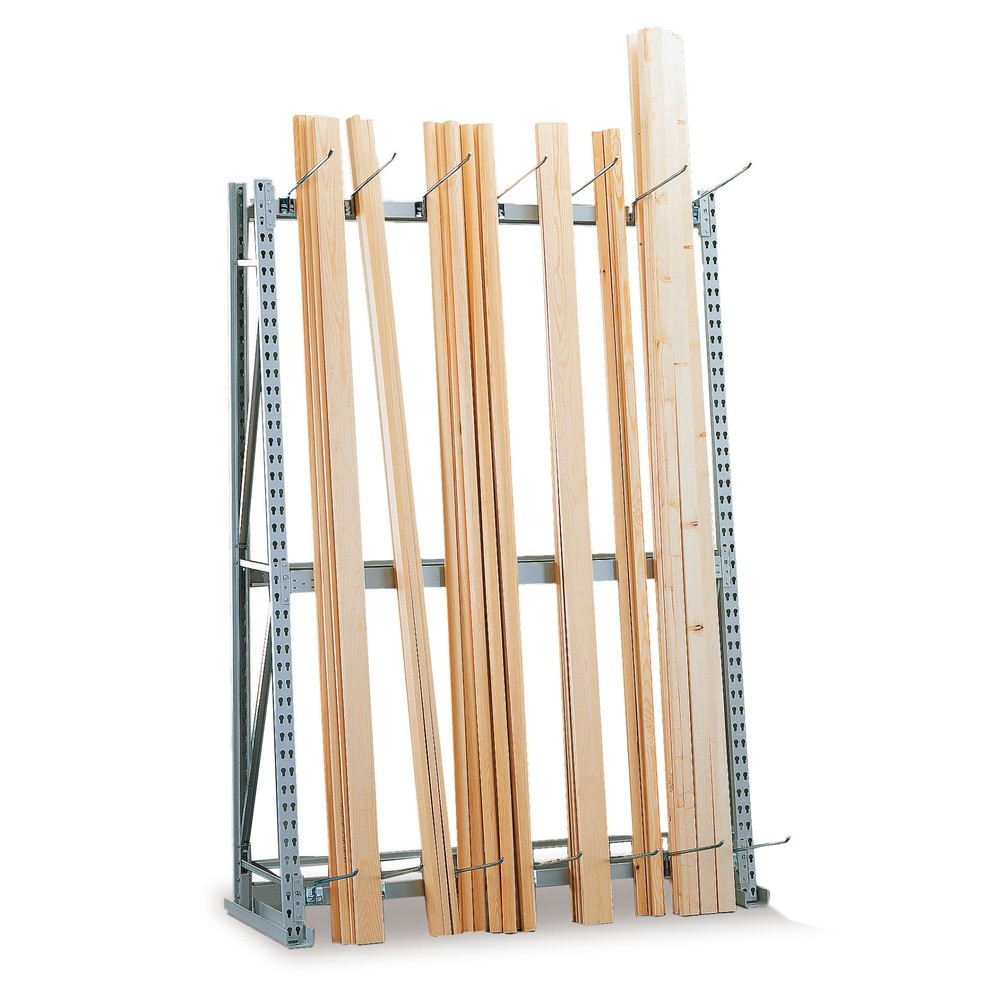 Illustration du produit: Rayonnage vertical META, unilatéral, TB, H x l x P 2 200 x 1 400 x 500 mm