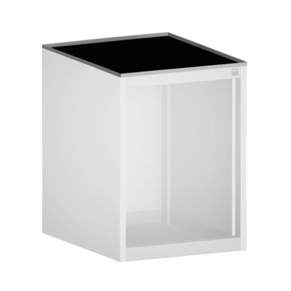 Illustration du produit: Rebord anti-chute avec support d'armoire pour meuble à tiroirs bott cubio, l×P 650 × 650 mm