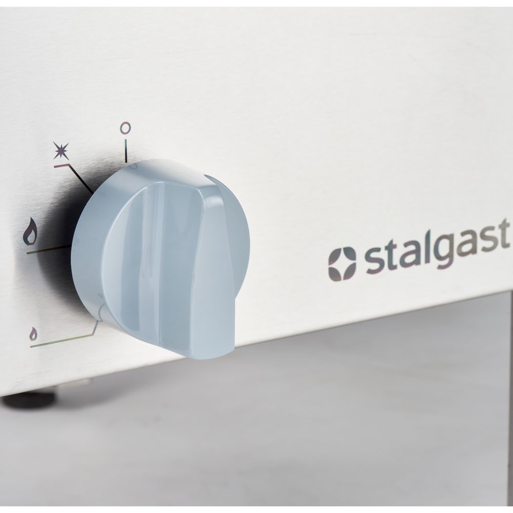 N° de l'image du produit 5 : Réchaud à gaz Stalgast , deux feux TOP – G20, 1160 x 580 x 380 mm (L x P x H)