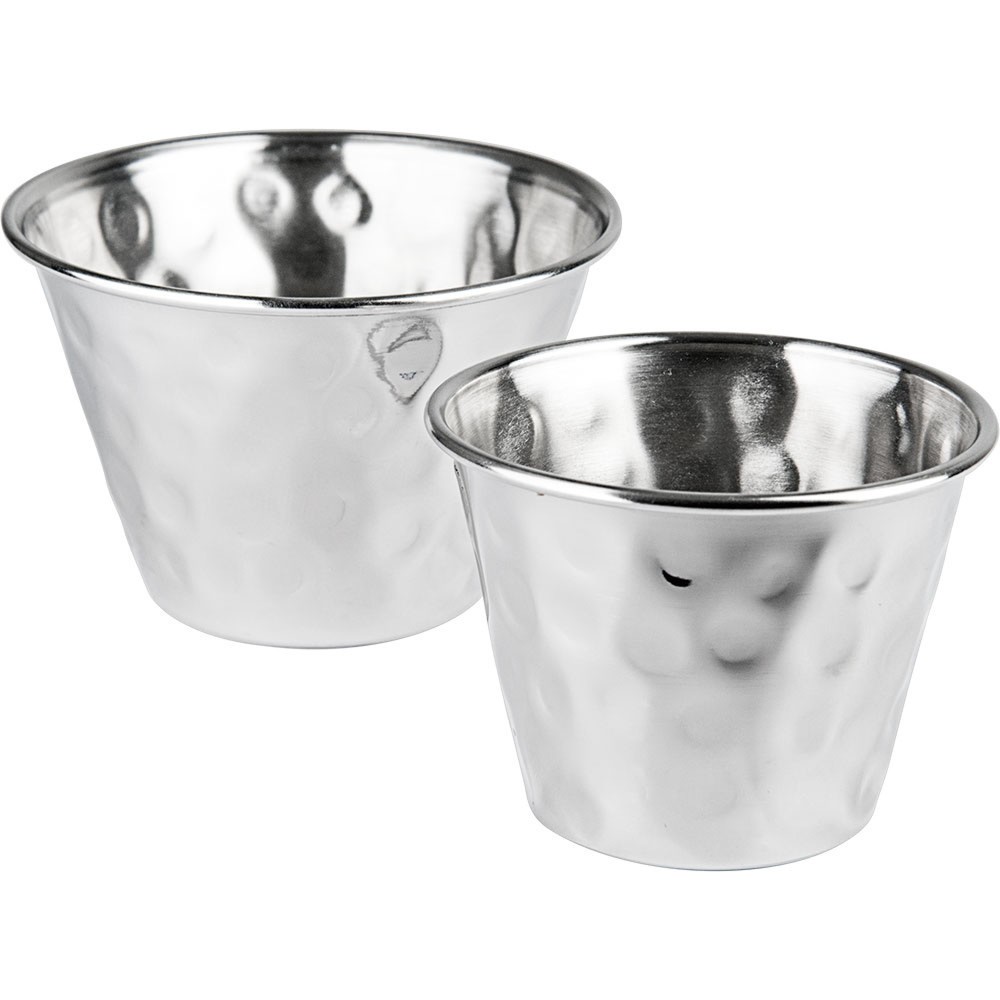 N° de l'image du produit 2 : Récipient pour sauces Stalgast en acier inoxydable, finition martelée Ø 72 mm, 120 ml
