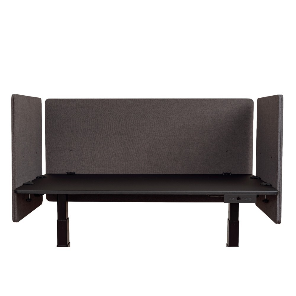 Productafbeelding nr. 3: RECLAIM akoestisch paneel voor bureau, rugwand, breedte 1.200 mm, leigrijs