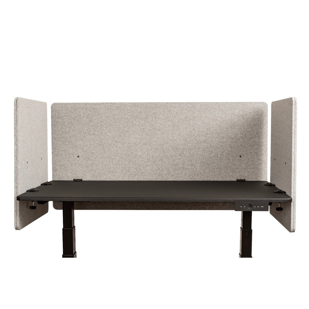 Produktabbildung Nr. 3: RECLAIM Akustikpaneel für Schreibtisch, Rückwand, Breite 1.200 mm, hellgrau