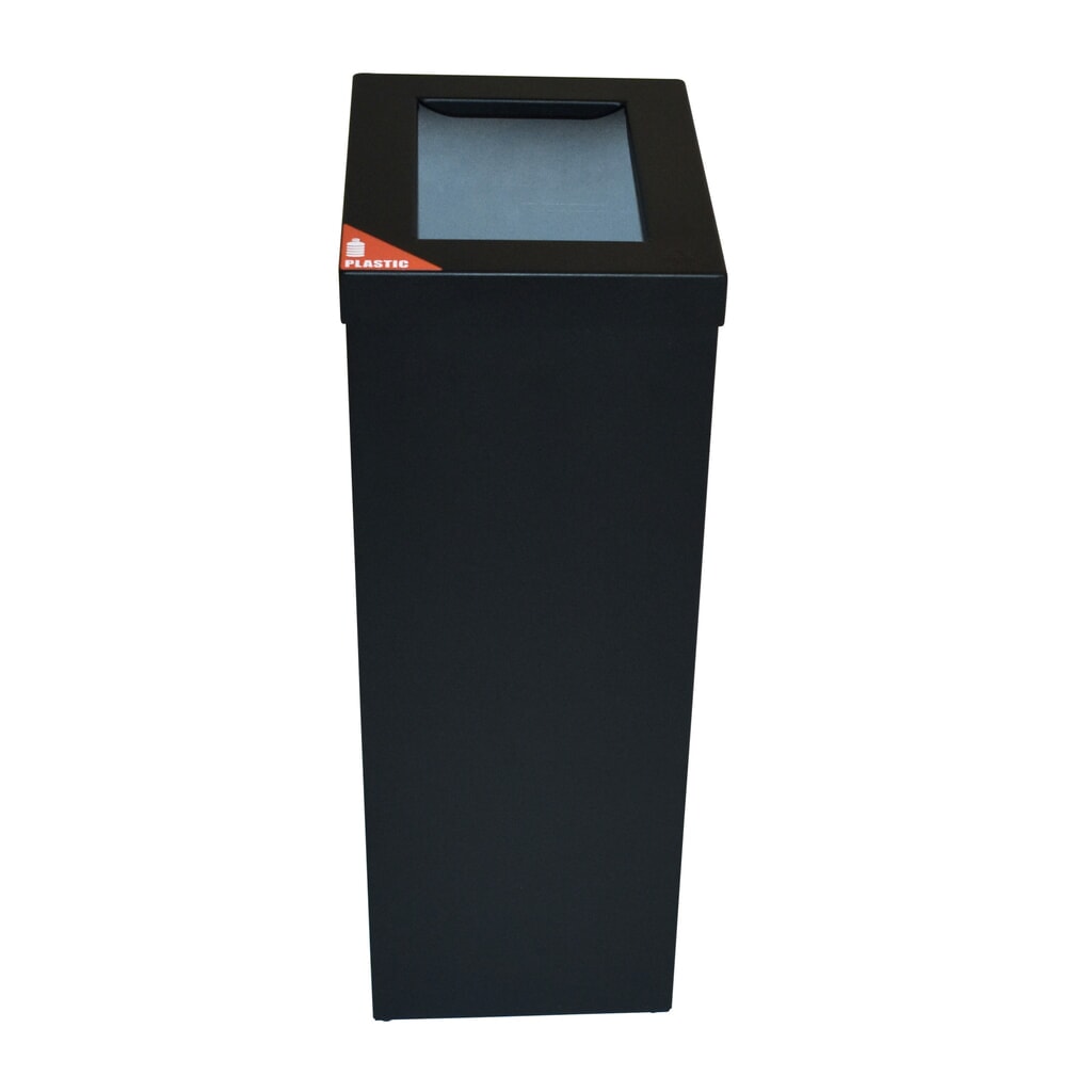 RecycloFlex Abfallbehälter, 60 Liter, schwarz Produktabbildung Nr. 2: RecycloFlex Abfallbehälter, 60 Liter, schwarz