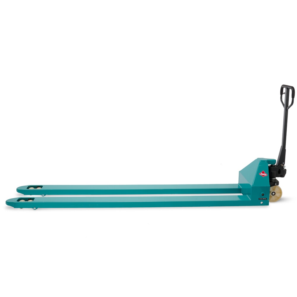 Zdjęcie produktu nr 10: Ręczny wózek paletowy Ameise® PTM 2.0, udźwig 2000 kg, długość wideł 2500 mm, nylon, podwójne rolki