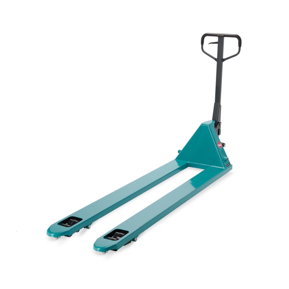 Zdjęcie produktu nr 5: Ręczny wózek paletowy Ameise® PTM 2.0, udźwig 2000 kg, długość wideł 1800 mm, poliuretan, podwójne rolki
