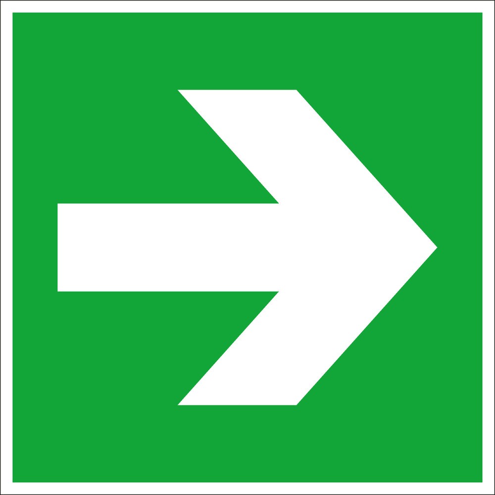 Product afbeelding: SafetyMarking® Pijl links / rechts, hxb 150 x 150 mm, folie HI