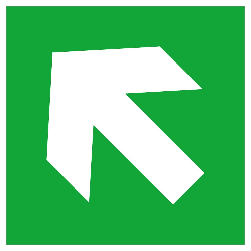 Productafbeelding nr. 2: SafetyMarking® Richtingspijl omhoog/omlaag, h x b 150 x 150 mm, folie HI