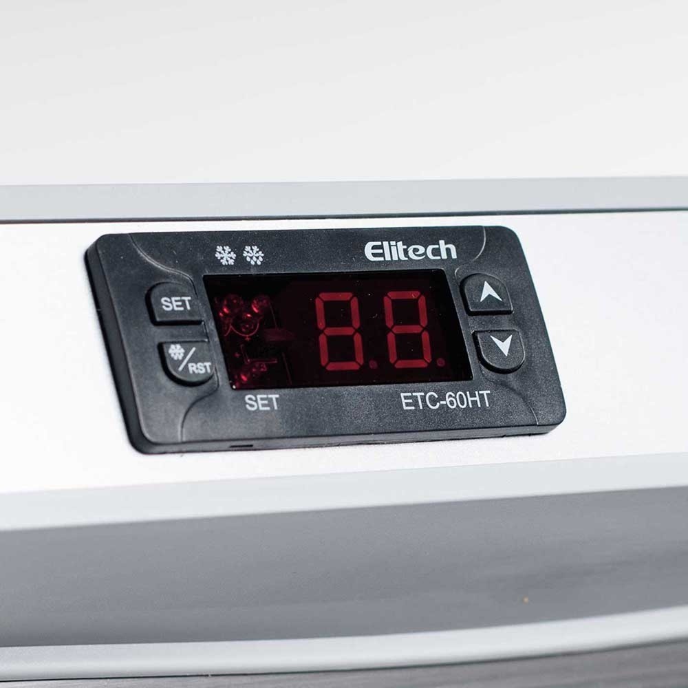 N° de l'image du produit 2 : Réfrigérateur de stockage en inox Stalgast VT66E avec refroidissement statique, 265 litres