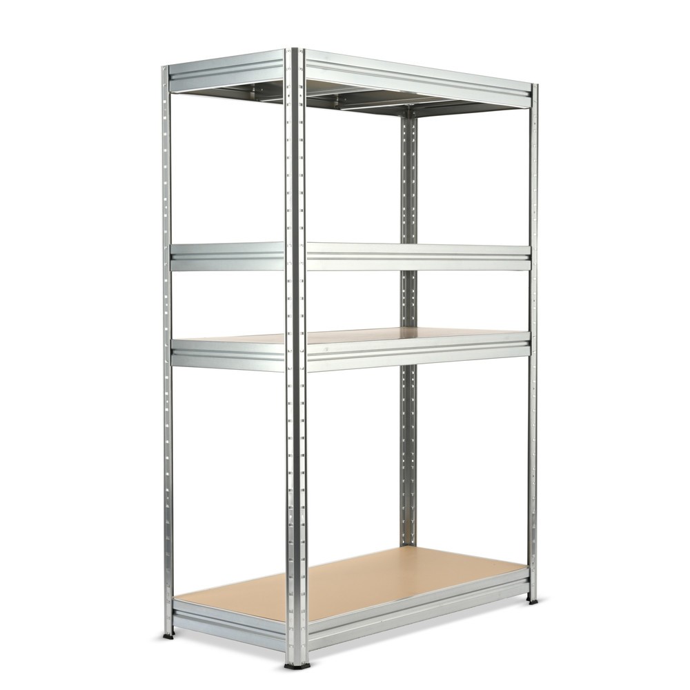 Zdjęcie produktu nr 8: Regał półkowy HEMMDAL, ocynkowany, obciążenie półki 600 kg, wys. x szer. x gł. 1770 x 1200 x 600 mm