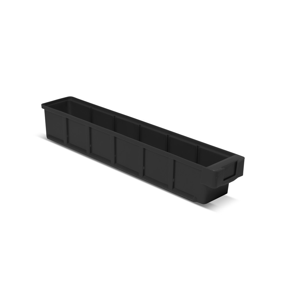 Produktabbildung Nr. 1: Regalkästen ohne Sichtöffnung, BxT 93 x 500 mm, grau