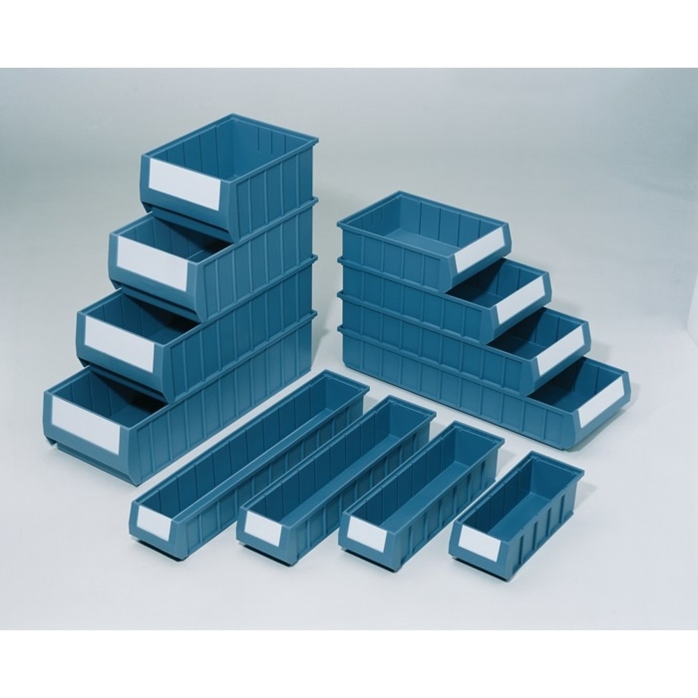 Produktabbildung: Regalkasten, blau PP, L300xB234xH140mm