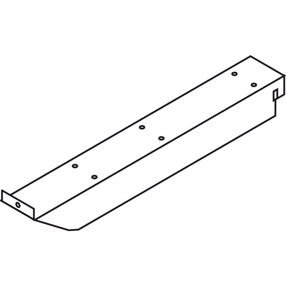 Produktabbildung: Regalkragarm, Stahlblech, verzinkt, belastbar bis 60 kg/Tragarm für FLADAFI® Materialcontainer/SAFE Tank Gefahrstoffcontainer