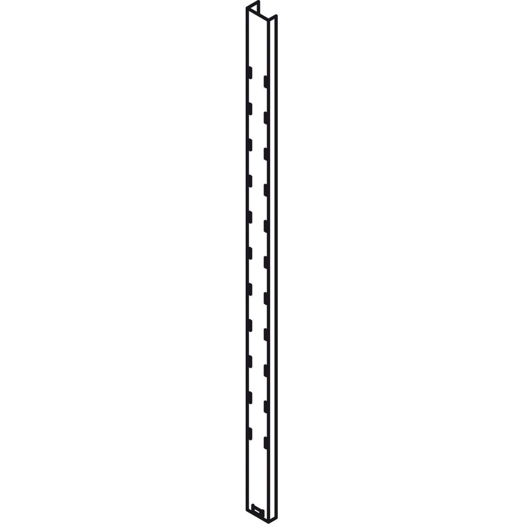 Regalsäule aus verzinktem Stahlblech, für nicht isolierte Container, HxBxT 1.950 x 95 x 33 mm Produktabbildung: Regalsäule aus verzinktem Stahlblech, für nicht isolierte Container, HxBxT 1.950 x 95 x 33 mm