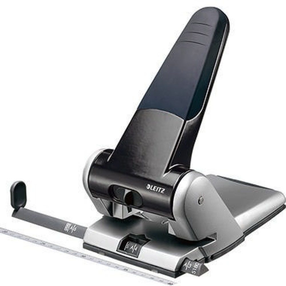 Produktabbildung Nr. 1: Leitz Registraturlocher 51800095 max. 65Blatt Aluminium schwarz
