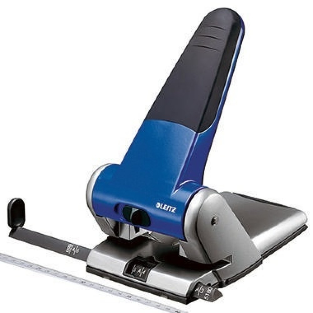 Produktabbildung Nr. 1: Leitz Registraturlocher 51800035 max. 65Blatt Aluminium blau
