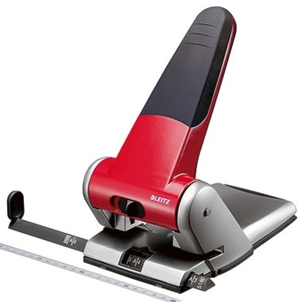 Produktabbildung: Leitz Registraturlocher 51800025 max. 65Blatt Aluminium rot