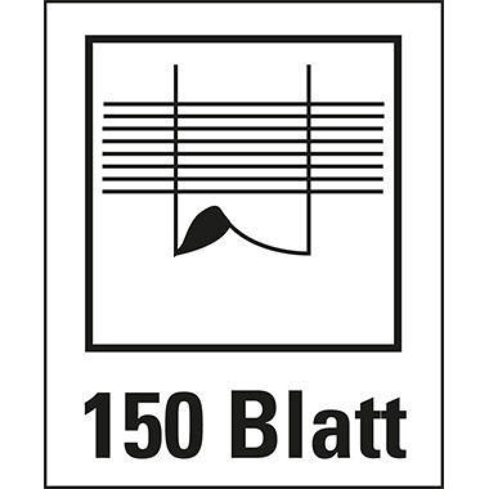 Produktabbildung Nr. 4: Rapid Registraturlocher HDC150 23000600 Guss silber/orange