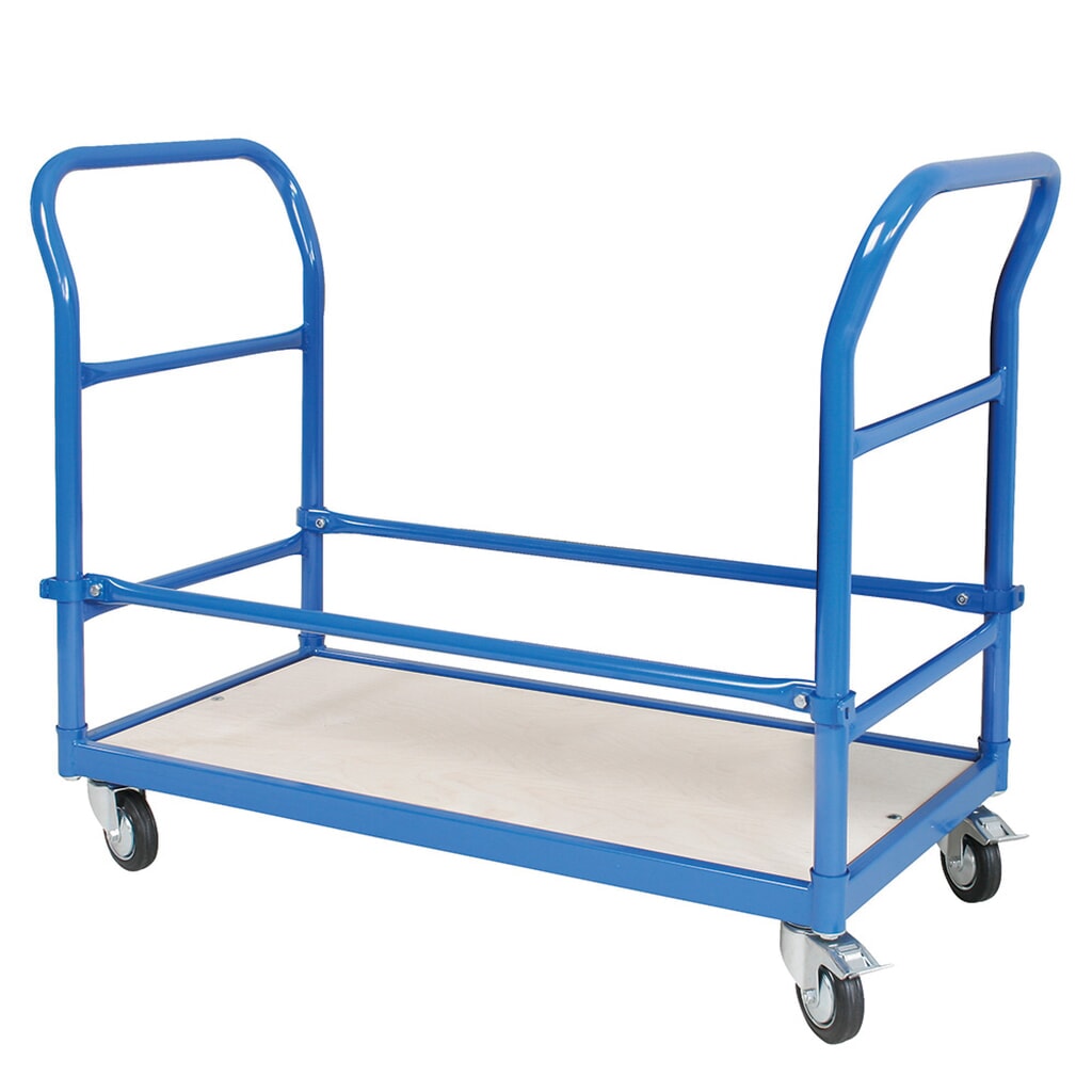 Reifenwagen, Schiebebügel beidseitig, lichte Fachbreite 940 mm, TK 100 kg Produktabbildung: Reifenwagen, Schiebebügel beidseitig, lichte Fachbreite 940 mm, TK 100 kg