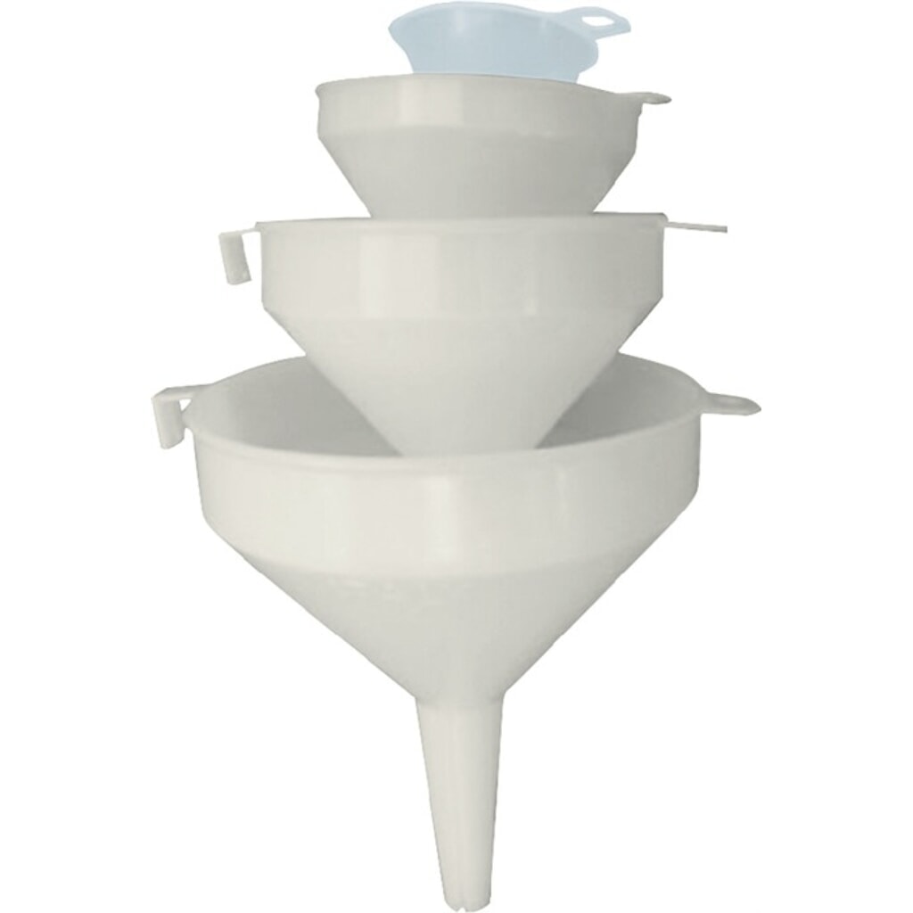 REILANG Trichterset 4-teilig 50,75,100,120mm Ku.(PE) Produktabbildung: REILANG Trichterset 4-teilig 50,75,100,120mm Ku.(PE)