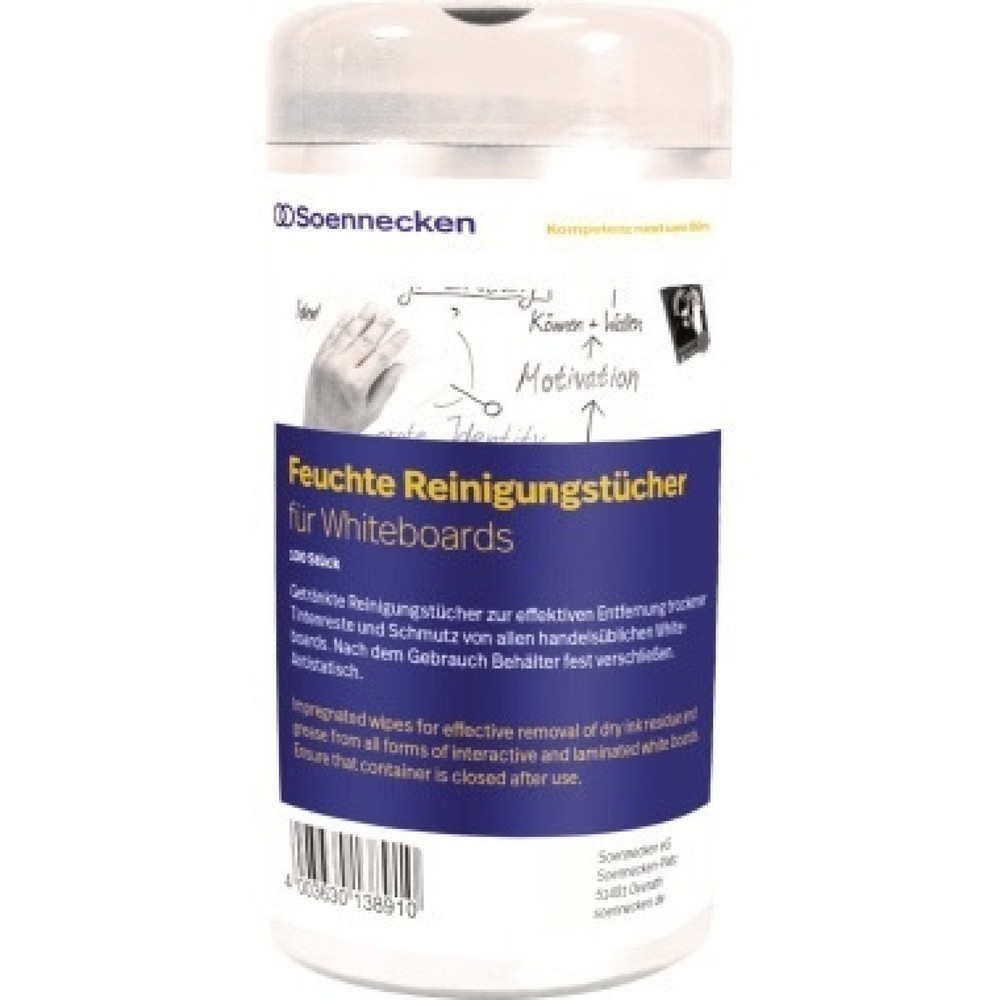 Produktabbildung: Soennecken Reinigungstuch 4829 Spenderdose 100 St./Pack.
