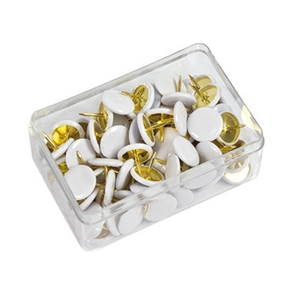 Produktabbildung: Soennecken Reissnagel 1083 7mm weiß 100 St./Pack.