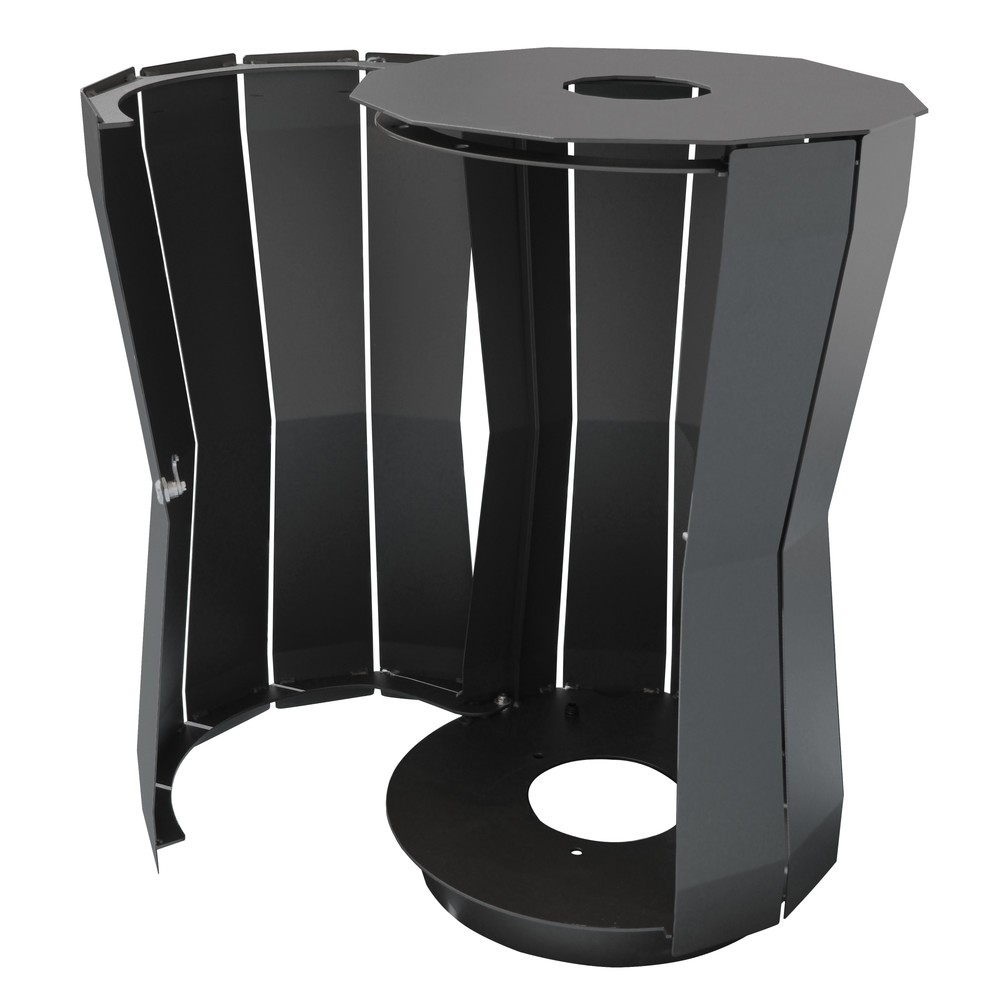 Produktabbildung Nr. 2: RENNER Abfallbehälter Style, 105 Liter, schwarzgrau