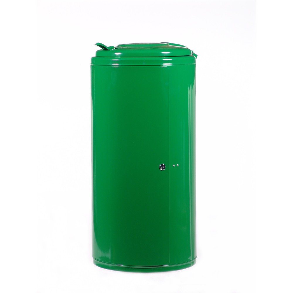 Productafbeelding nr. 1: RENNER afvalbak AFS, 120 liter, afsluitbaar, gepoedercoat, antraciet-metallic