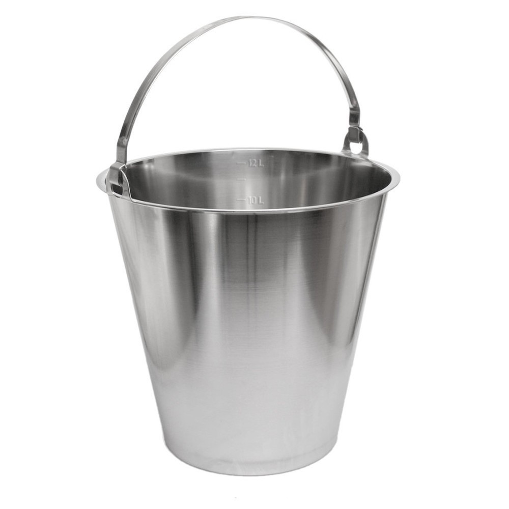 Product afbeelding: RENNER roestvrijstalen emmer, 12 liter