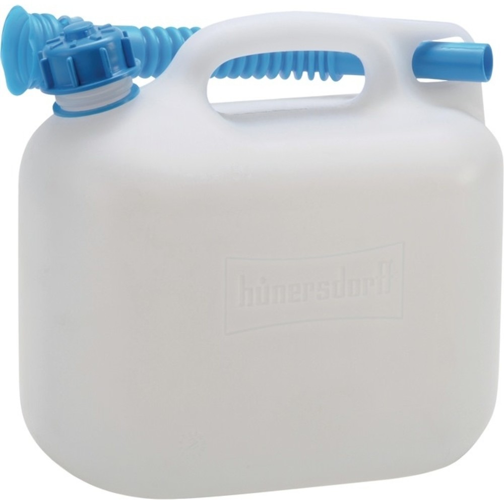 N° de l'image du produit 1 : Jerricane à eau 12 l HD-PE avec tube verseur H331xl290xP160 mm HÜNERSDORFF