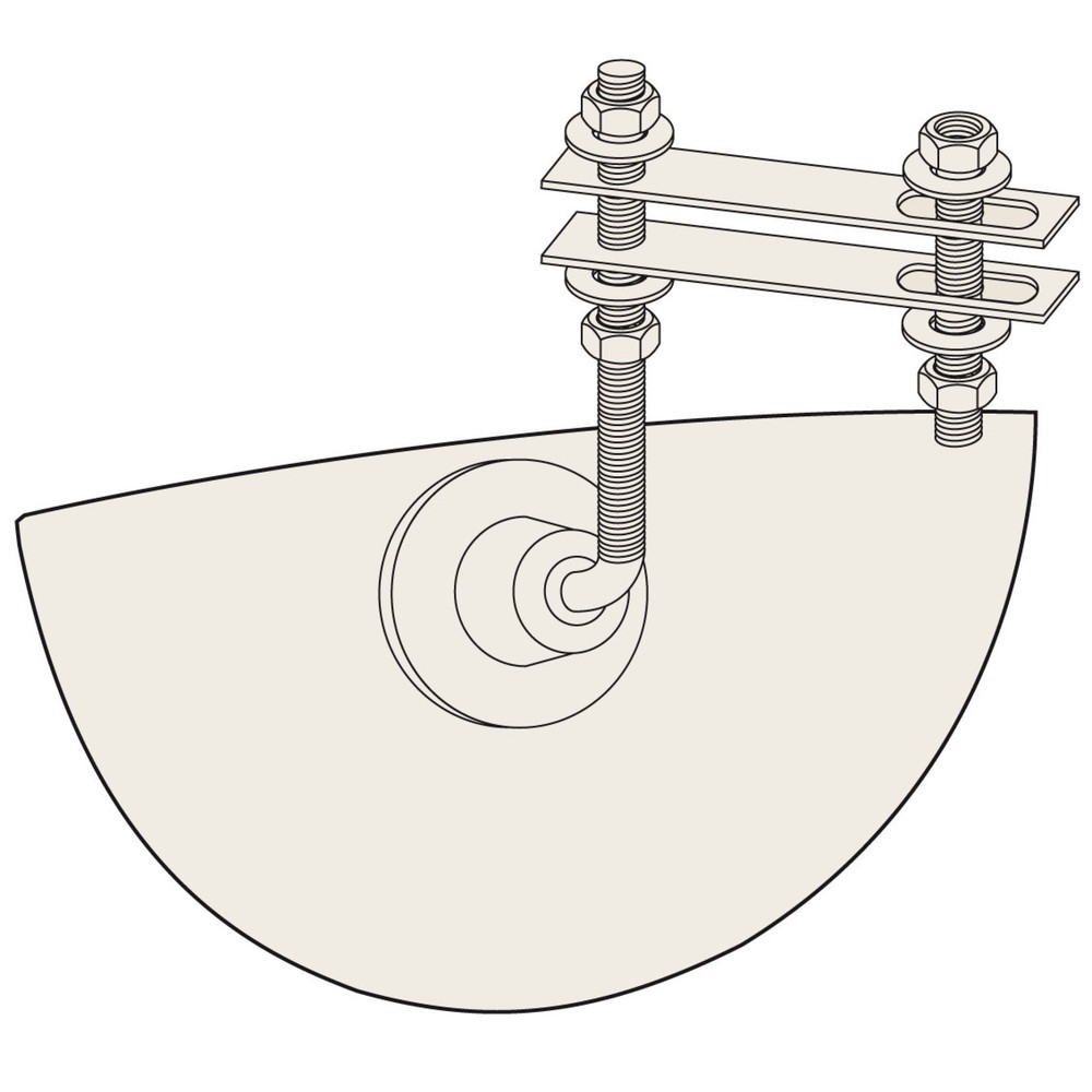 N° de l'image du produit 2 : Rétroviseur Vialux®, pour chariot élévateur, H x l x P 128 x 258 x 39 mm, Polymir®