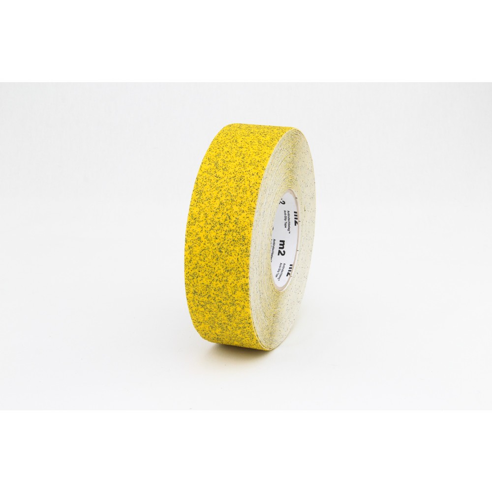 Illustration du produit: Revêtement antidérapant m2™ Mehlhose, Public, jaune, rouleau 50 mm x 18,3 m