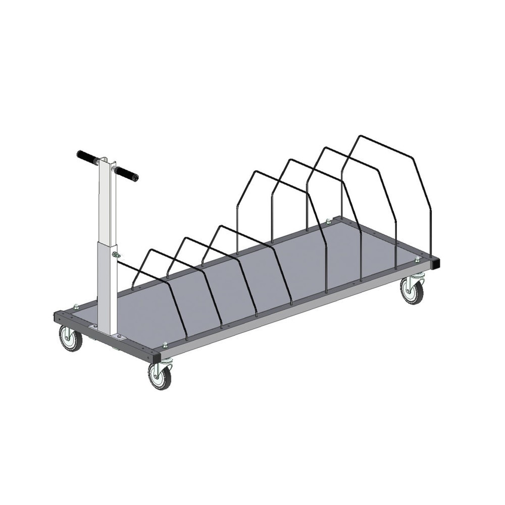 Imagen del producto: Módulo de almacenamiento bajo mesa para el Rocholz sistema de mesa de embalaje, Al x An x F 690 x 1.600 x 600 mm