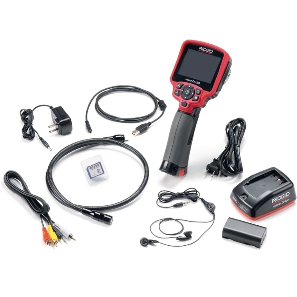 RIDGID Inspektionskamera micro CA-350, 3,5 Zoll 640 x 480, 17 mm LED 4 Produktabbildung Nr. 2: RIDGID Inspektionskamera micro CA-350, 3,5 Zoll 640 x 480, 17 mm LED 4