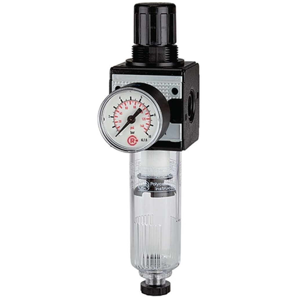 Produktabbildung: RIEGLER Filterregler MULTIFIX, BG I G 3/8 ″, Gewinde mm 15,39, 0,5 - 10 bar 1500 l/min