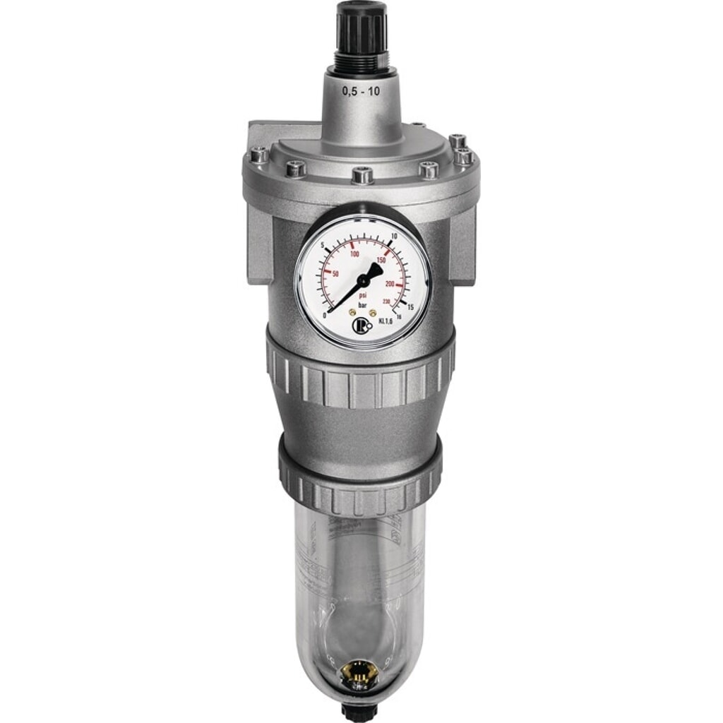 Produktabbildung: RIEGLER Filterregler Standard, BG I G 3/8 ″, Gewinde mm 15,39, 0,5 - 10 bar 900 l/min