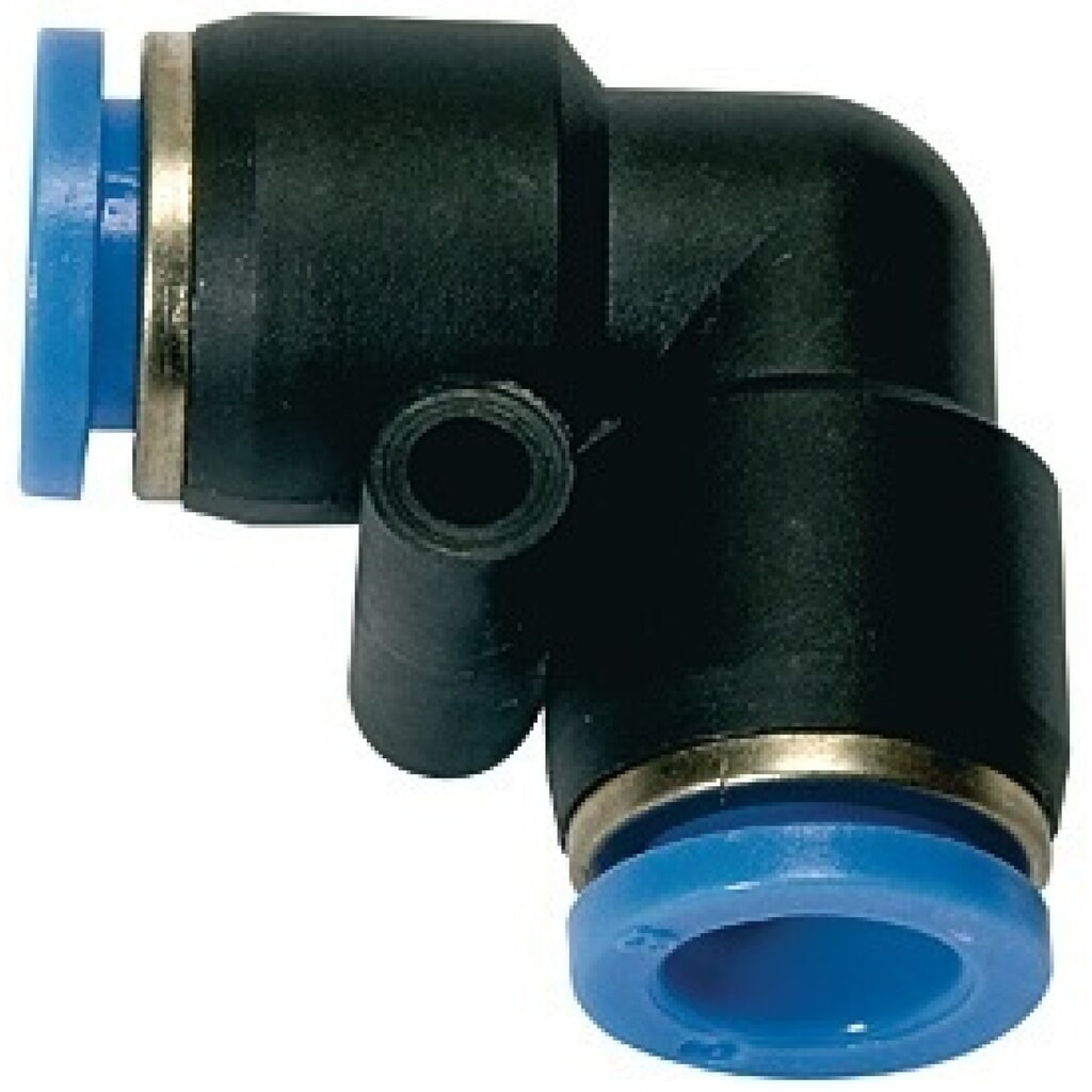 Produktabbildung: RIEGLER L-Steckverbindung Blaue Serie, 6 mm, L1 18,7 mm