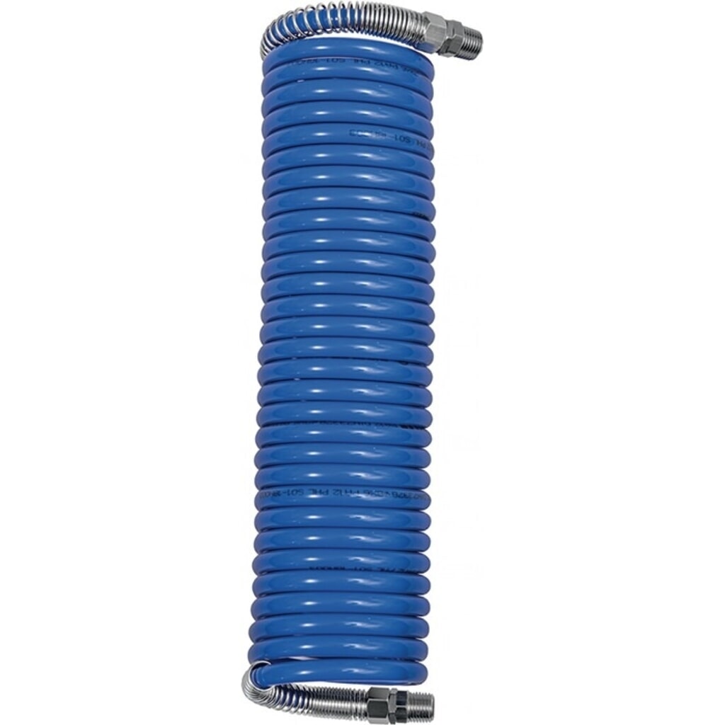 Produktabbildung: RIEGLER Spiralschlauch, Länge 5 m, Innen-Ø 6 mm Außen-Ø 8 mm, Rolle, R 1/4 ″
