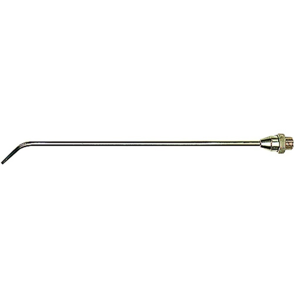Produktabbildung: RIEGLER Verlängerungsdüse, gebogen, Messing vernickelt, Länge 150 mm