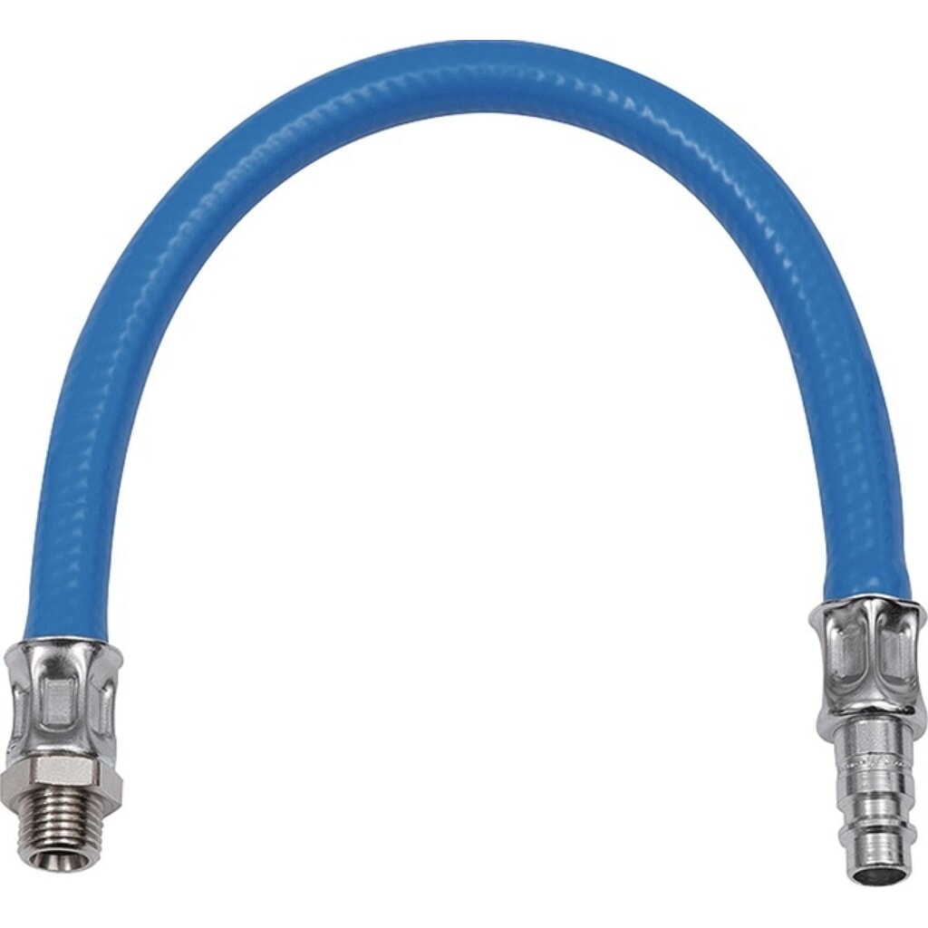RIEGLER Vibrationsdämpfer, DN 7,2-7,8, Außengewinde G 1/4 ″, mit 300-mm-Schlauch Produktabbildung: RIEGLER Vibrationsdämpfer, DN 7,2-7,8, Außengewinde G 1/4 ″, mit 300-mm-Schlauch