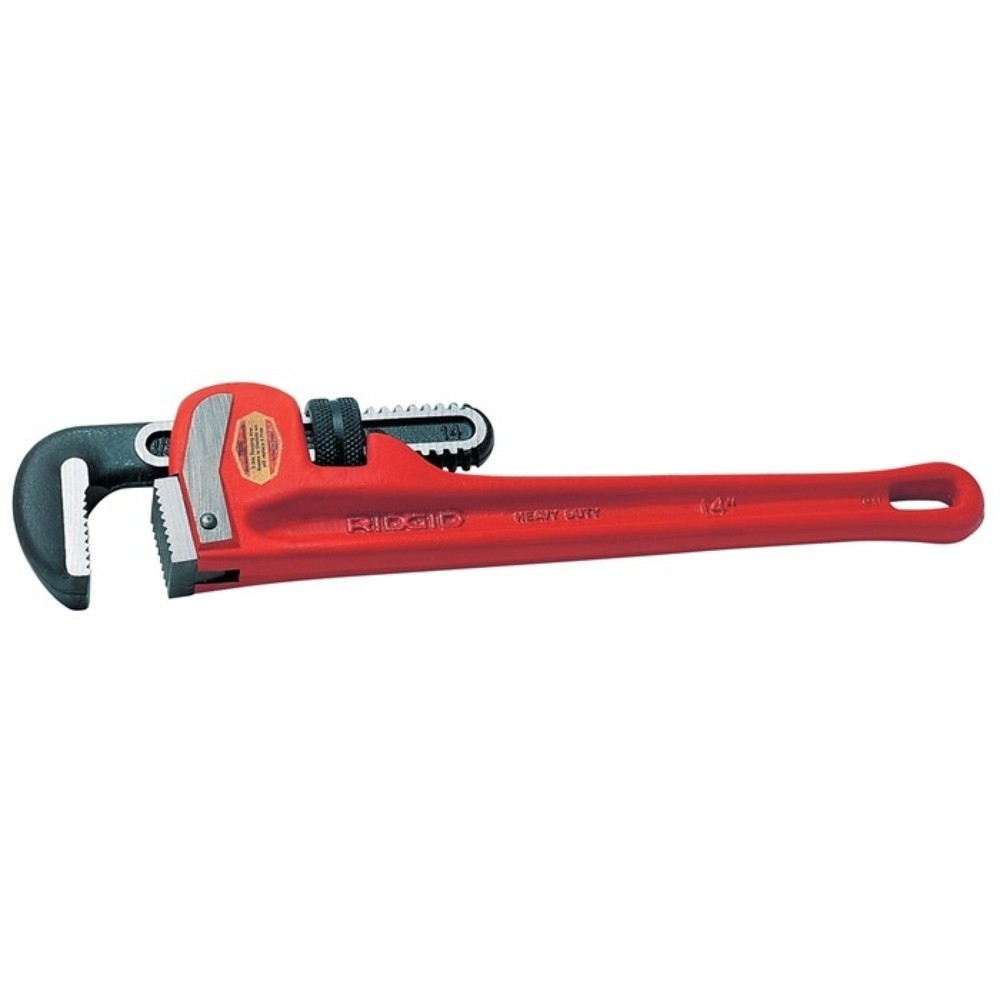 Produktabbildung: RIDGID Rohrzange Gesamt-L.200mm Spann-W.25mm f.Rohre 1 Zoll Guss