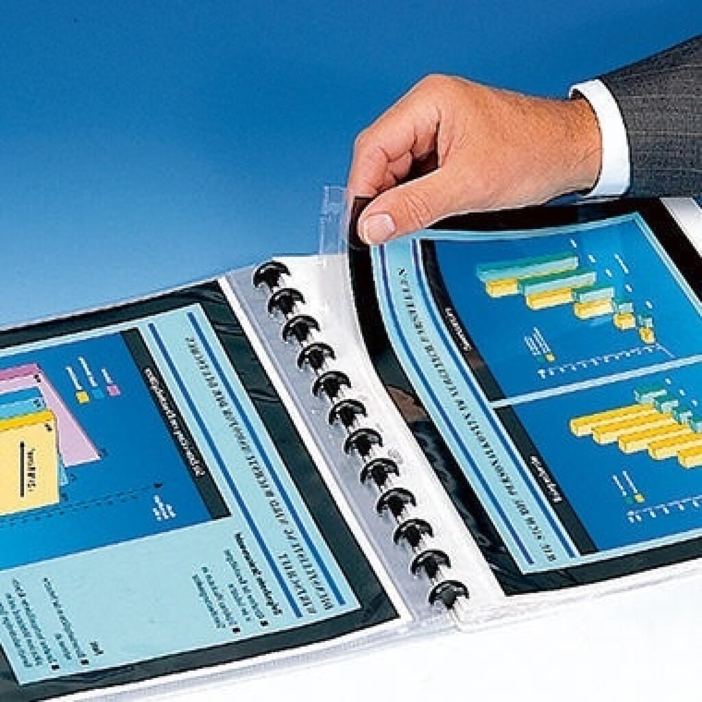 ELBA Ringmappe manageMe 100205608 DIN A4 PP dunkelblau +25Hüllen Produktabbildung Nr. 2: ELBA Ringmappe manageMe 100205608 DIN A4 PP dunkelblau +25Hüllen