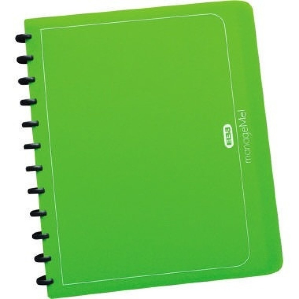 Produktabbildung: ELBA Ringmappe manageMe 100421156 DIN A4 PP grasgrün + 25Hüllen