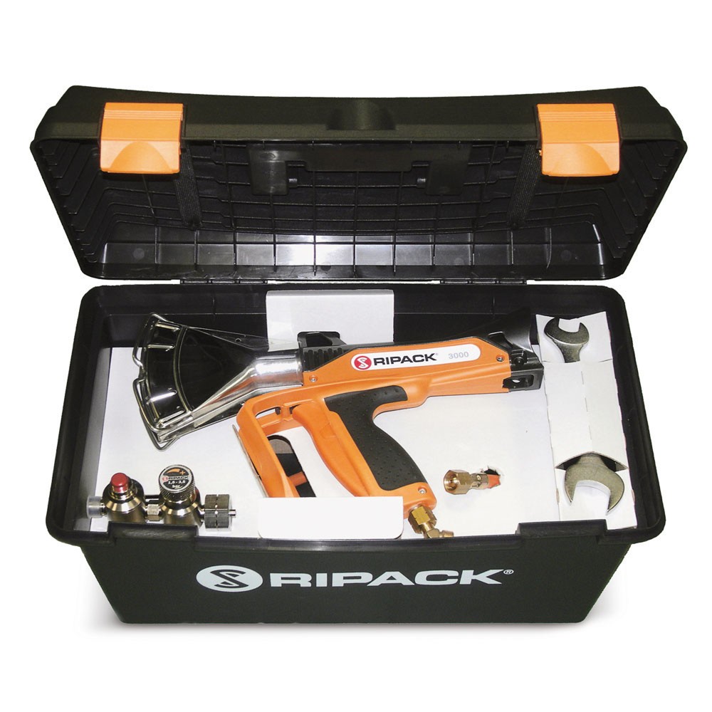 Produktabbildung Nr. 4: RIPACK® Kombi-Set, Schrumpfpistole 3000 + Propangasflaschenwagen, für PE-Schrumpffolien